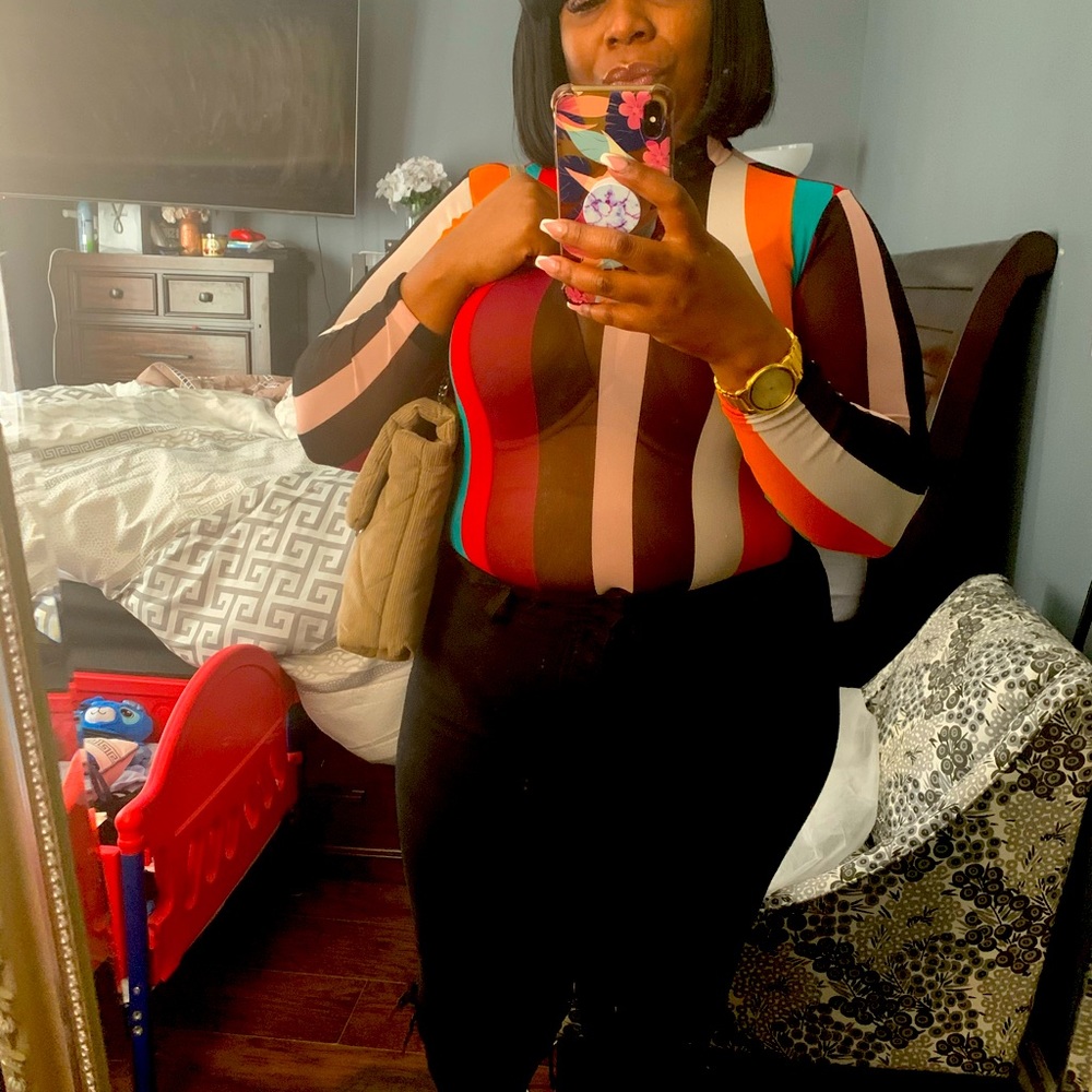 Sexy multicolor sheer too